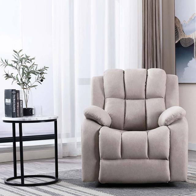 Krikoris Upholstered Recliner Wade Logan Upholstery Colour: Pumice, Reclining Type: Electric on Productcaster.