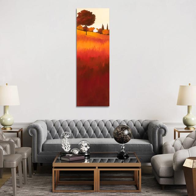 Autumn's Serenity I by Hans Paus - Wrapped Canvas Panoramic Painting Ophelia & Co. Size: 182.88cm H x 60.96cm W x 3.81cm D on Productcaster.