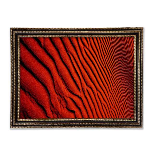 Burnt Orange Desert Sands Framed Print Ivy Bronx Size: 59.1cm H x 84.1cm W on Productcaster.