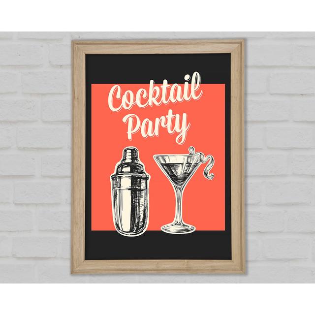 Cocktail Party 1 - Print Bright Star Size: 29.7cm H x 21cm W on Productcaster.