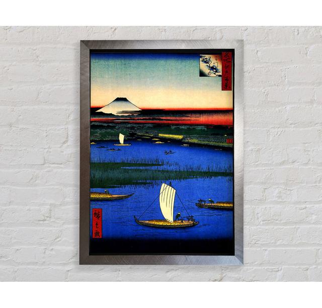 Mitsumata by Hiroshige - Single Picture Frame Art Prints Bright Star Size: 141.4cm H x 100cm W x 3.4cm D on Productcaster.