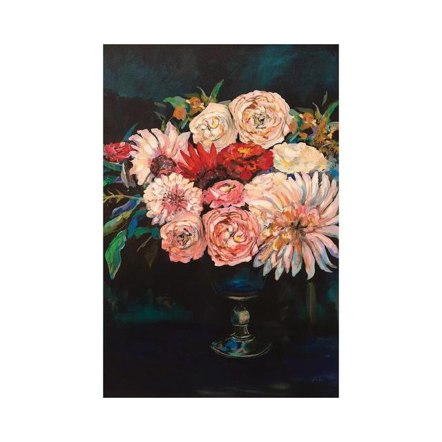 Newport Bouquet V2 by Jeanette Vertentes - Wrapped Canvas Painting ClassicLiving Size: 45.72cm H x 30.48cm W x 1.905cm D on Productcaster.