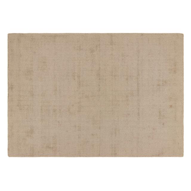 Islesboro Solid Colour Handmade Handwoven Beige Area Rug Williston Forge Rug Size: Rectangle 200 x 290cm on Productcaster.