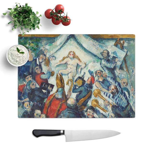 The Eternal Feminine by Paul Cezanne Chopping Board East Urban Home Size: 28.5cm W x 39cm L on Productcaster.