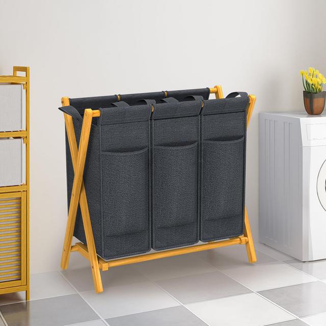 Laundry Sorter Rebrilliant Colour: Grey/Brown on Productcaster.