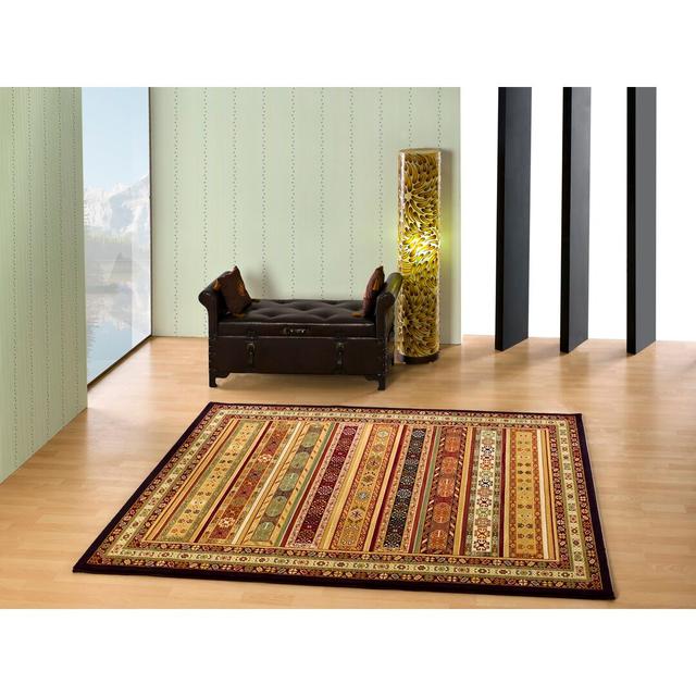 Boothe Nova Tufted Yellow/Red Rug World Menagerie Rug Size: Runner 67 x 250cm on Productcaster.