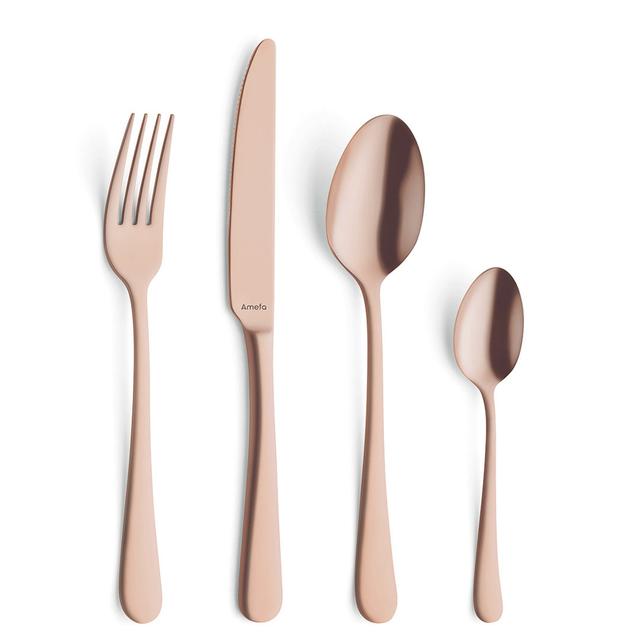 Amefa 16 Piece Stainless Steel Cutlery Set , Service for 4 Amefa Colour: Antique Bronze on Productcaster.