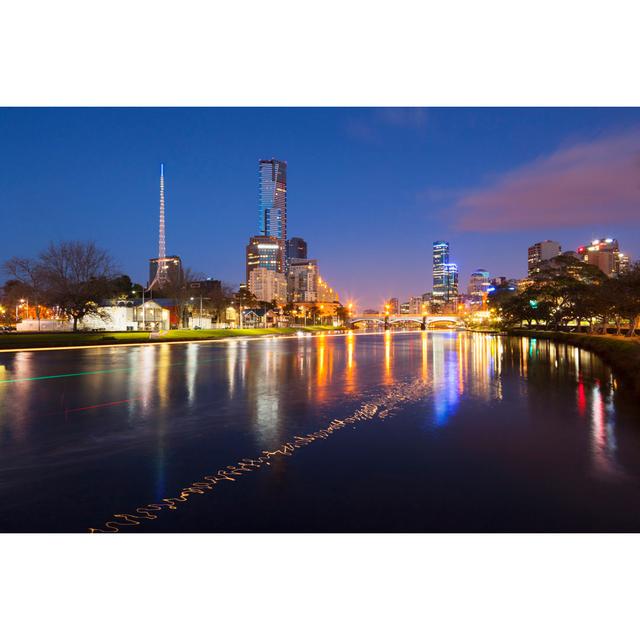 The Yarra River, Australia - Wrapped Canvas Photograph Ebern Designs Size: 20cm H x 30cm W x 3.8cm D on Productcaster.