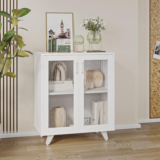 Narmina 69cm Sideboard 17 Stories Colour: White on Productcaster.