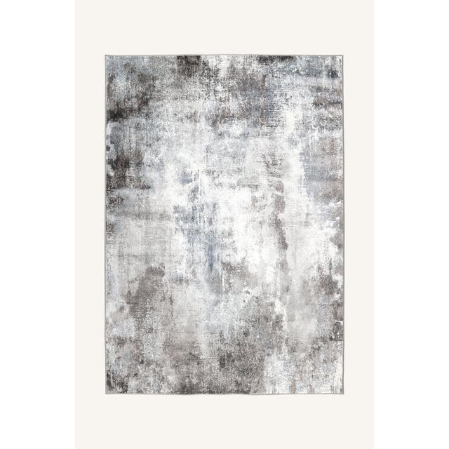 Aarilynn Grey/White Rug Williston Forge on Productcaster.