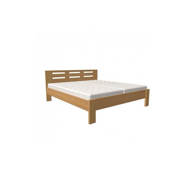 Dalila Bed Frame Jelinek Colour: Wood, Size: 200 x 220 cm on Productcaster.