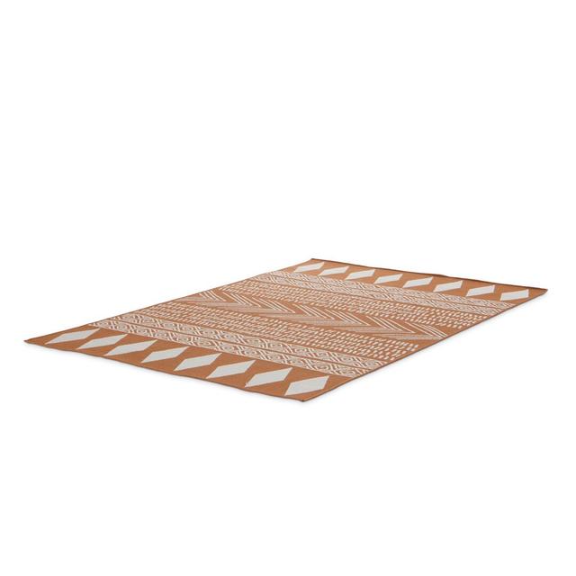 Chavez Flatweave 100% Polypropylene Light Brown Rug World Menagerie Rug Size: Rectangle 160 x 230cm on Productcaster.