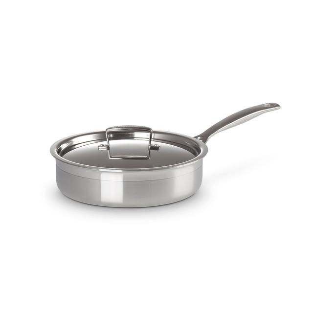 Le Creuset 3-Ply Stainless Steel Saute Pan 24cm Le Creuset on Productcaster.