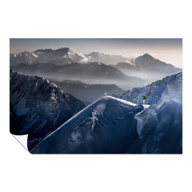 Panther Print Fine Art Prints Skiing Over Steep Snowy Mountains Artistic Unframed Poster, Pictures For Home Walls, Bedroom, Living Room & Bathroom Dec on Productcaster.