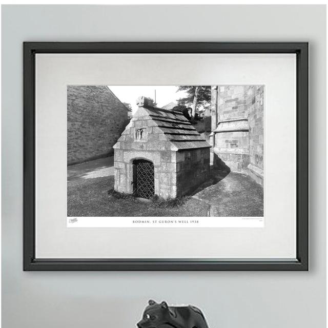 'Bodmin, St Gurons Well 1938' - Picture Frame Photograph Print on Paper The Francis Frith Collection Size: 45cm H x 60cm W x 2.3cm D on Productcaster.