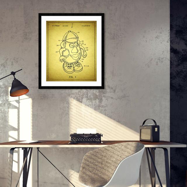 'Mr Potato 2001' Framed Graphic Art Print East Urban Home Size: 81cm H x 66cm W on Productcaster.