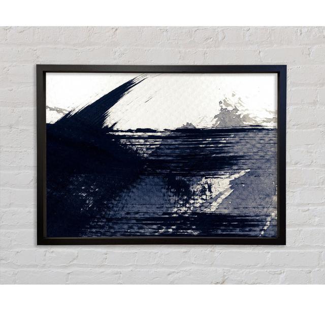 Ink Lines Framed Print Bright Star Size: 84.1cm H x 142.2cm W on Productcaster.