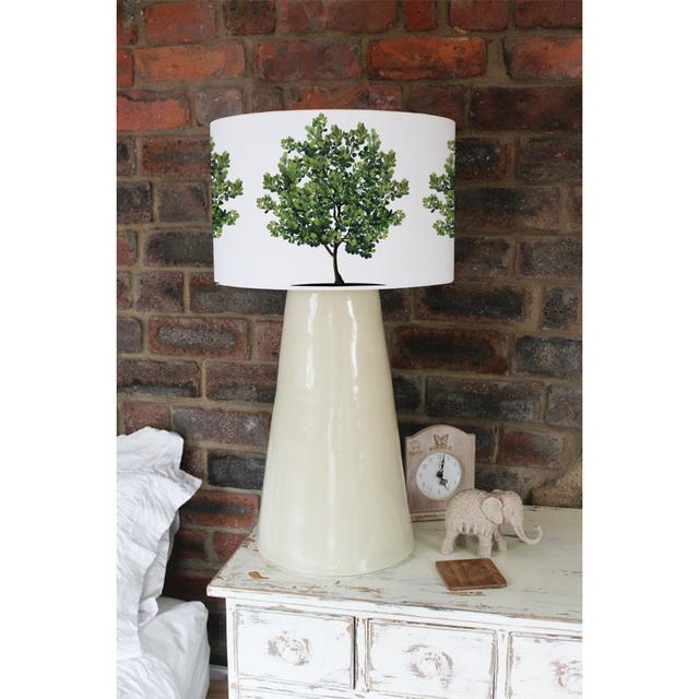 Tree 40cm Canvas Drum Pendant Shade East Urban Home on Productcaster.