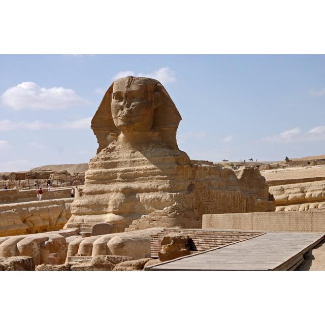 Great Sphinx by Csbphoto - Wrapped Canvas Photograph Natur Pur Size: 81cm H x 122cm W on Productcaster.