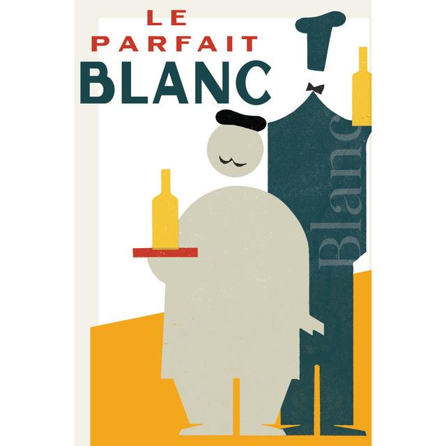 Le Parfait Blanc Happy Larry Size: 61cm H x 91cm W x 3.8cm D on Productcaster.