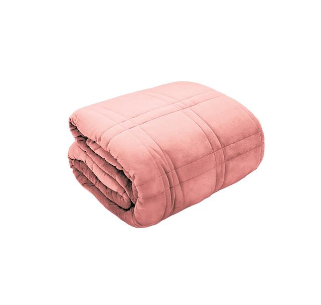 Nisen Throw Blanket 17 Stories Size: 120cm W x 150cm L, Colour: Blush Pink on Productcaster.