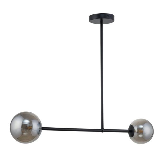 Roma 2 - Light Sputnik Modern Linear Pendant Galaxy Shade Colour: Graphite on Productcaster.