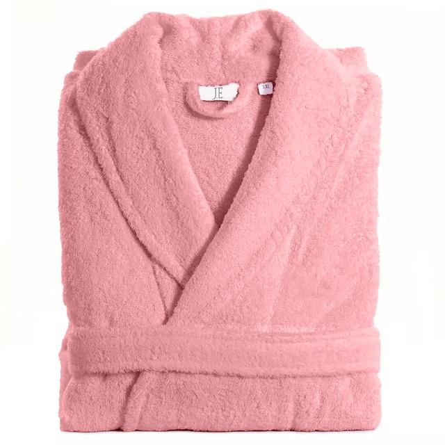 Tilstone Cotton Sateen Unisex Mid-Calf Bathrobe Wade Logan Size: 2XL, Colour: Pink on Productcaster.