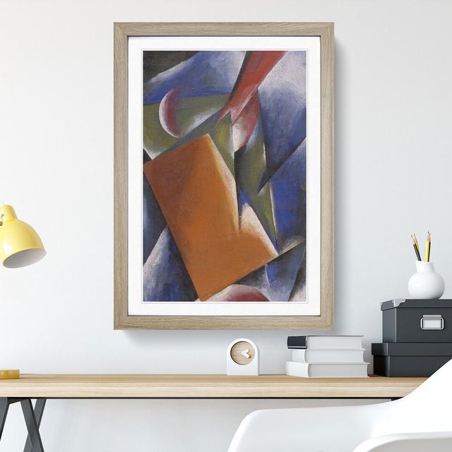 Composition Vol.1 by Lyubov Popova - Picture Frame Painting East Urban Home Size: 36cm H x 27cm W x 2cm D, Frame Option: Oak Framed on Productcaster.