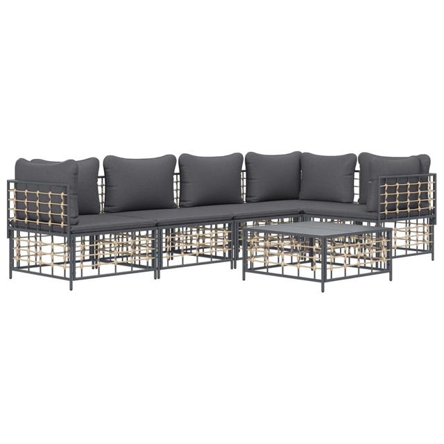 5-Sitzer Lounge-Set Loise mit Polster (Set of 6) 17 Stories on Productcaster.