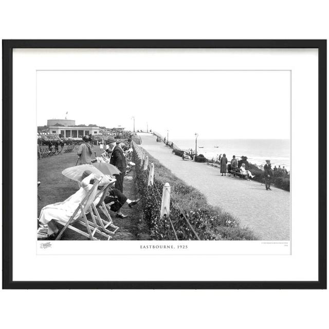 'Eastbourne, 1925' by Francis Frith - Picture Frame Photograph Print on Paper The Francis Frith Collection Size: 60cm H x 80cm W x 2.3cm D on Productcaster.