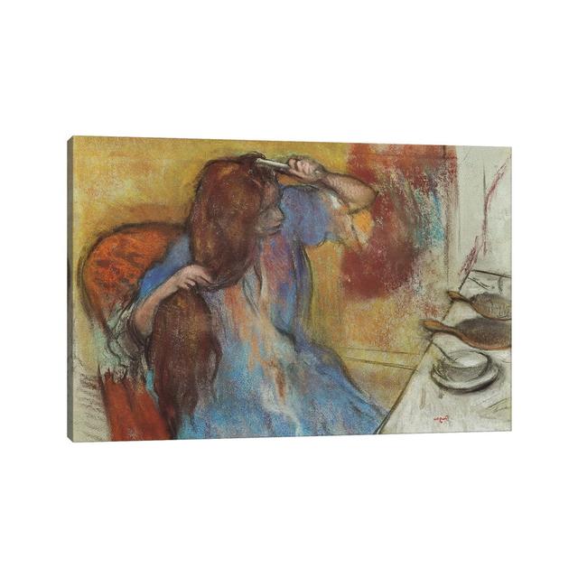 Edgar Degas - Wrapped Canvas Painting ClassicLiving Size: 30.5cm H x 45.7cm W x 1.9cm D on Productcaster.