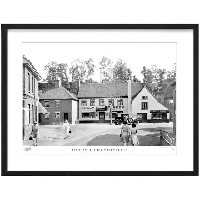 Farnham, The Jolly Farmer 1930 by Francis Frith - Single Picture Frame Print The Francis Frith Collection Size: 45cm H x 60cm W x 2.3cm D on Productcaster.