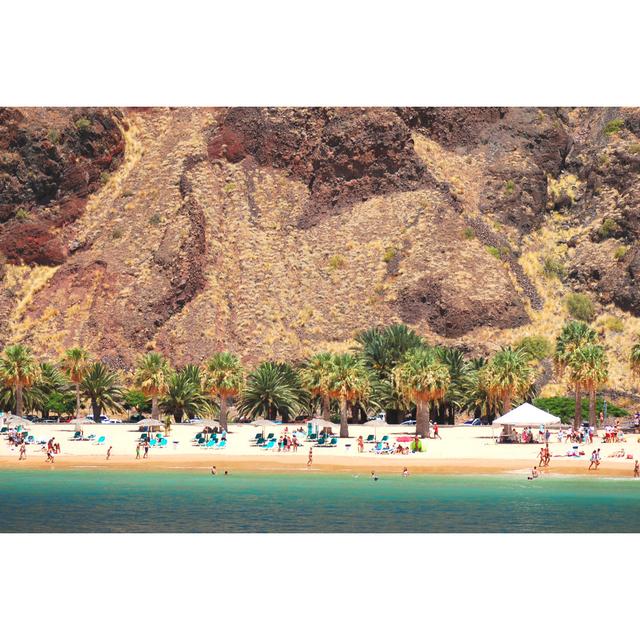 Melun Teresitas Beach In Spain - Wrapped Canvas Print 17 Stories Size: 20cm H x 30cm W x 3.8cm D on Productcaster.