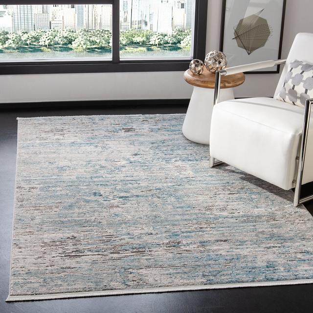 Jager Looped/Hooked Blue/Grey/Beige Rug Mistana Rug Size: Rectangle 183 x 274 cm on Productcaster.