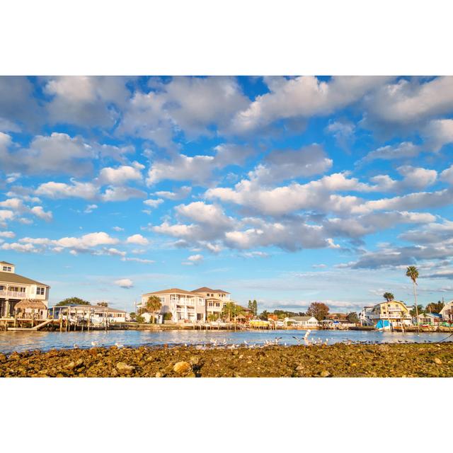 Waterfront Homes In Hudson New Port Richey Florida USA by Benedek - No Frame Print on Canvas Latitude Run Size: 20cm H x 30cm W on Productcaster.