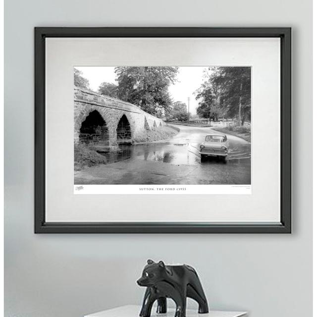 'Sutton, the Ford C1955' - Picture Frame Photograph Print on Paper The Francis Frith Collection Size: 45cm H X 60cm W x 2cm D on Productcaster.