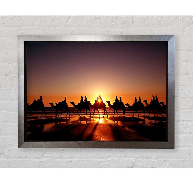 Camel Caravan - Print Bright Star Size: 100cm H x 141.4cm W x 3.4cm D on Productcaster.