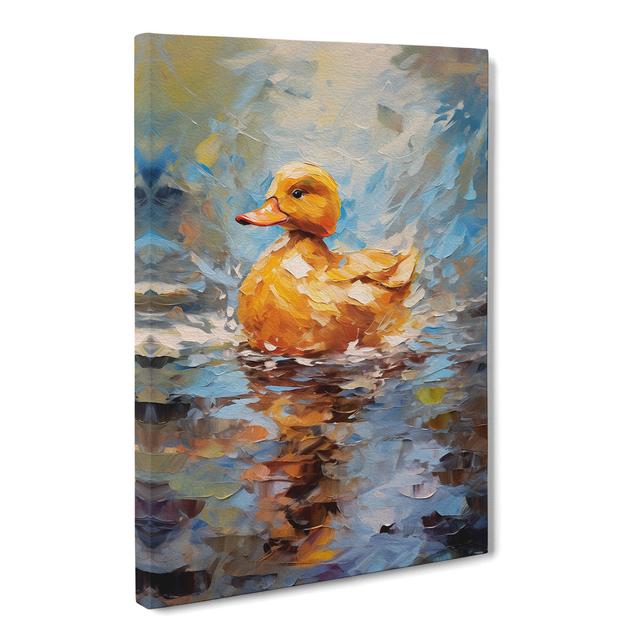 Duck Impressionism No.3 - Art Prints Brambly Cottage Size: 60cm H x 40cm W x 3cm D on Productcaster.