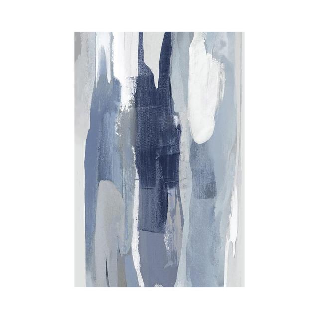 Converge Blue I by Jackie Hanson - Wrapped Canvas Art Prints Metro Lane Size: 152.4cm H x 101.6cm W x 3.81cm D on Productcaster.