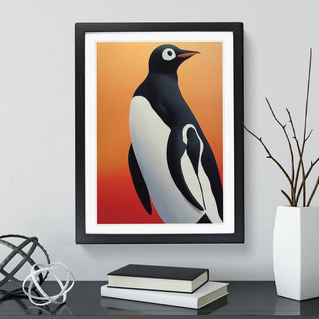 View Of The Penguin House of Hampton Size: 64cm H x 46cm W, Frame Colour: Black on Productcaster.