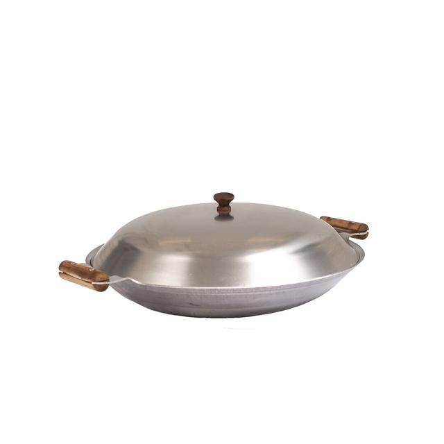 45 cm Antihaft-Wok GrillSymbol aus Stahl mit Deckel GrillSymbol on Productcaster.