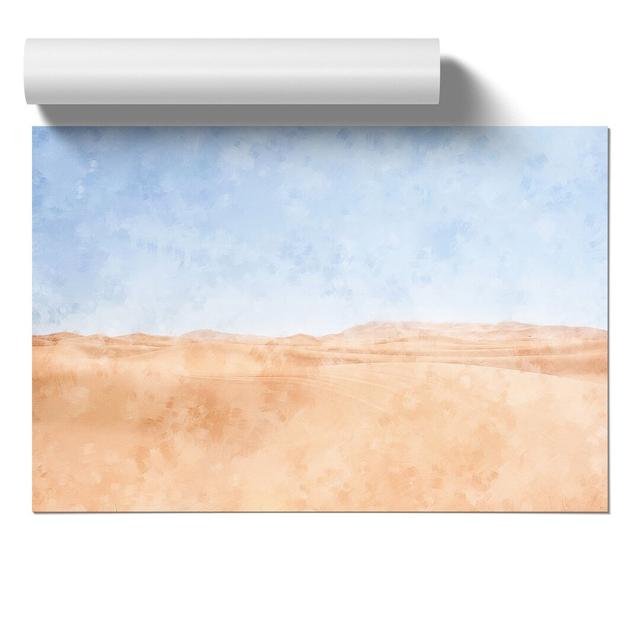 Sand Dunes Of Morocco - No Frame Print East Urban Home Size: 42cm H x 59cm W x 0.1cm D on Productcaster.