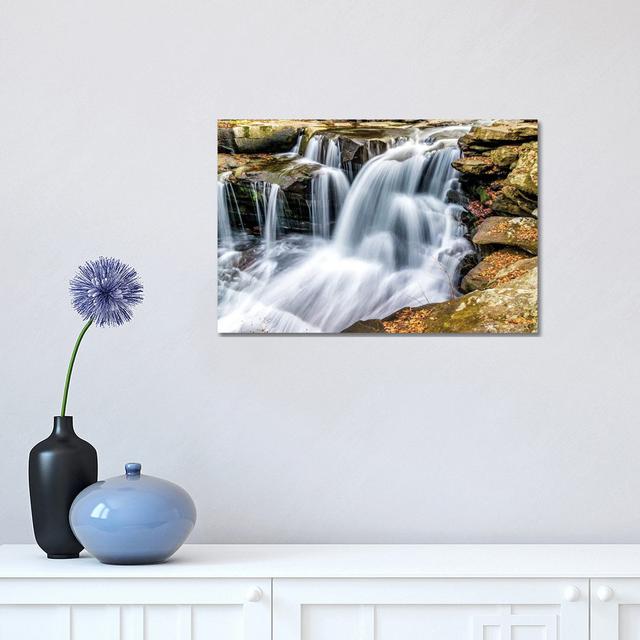 Cascades by Alex Tonetti - Wrapped Canvas Print Alpen Home Size: 30.48cm H x 45.72cm W x 1.905cm D on Productcaster.