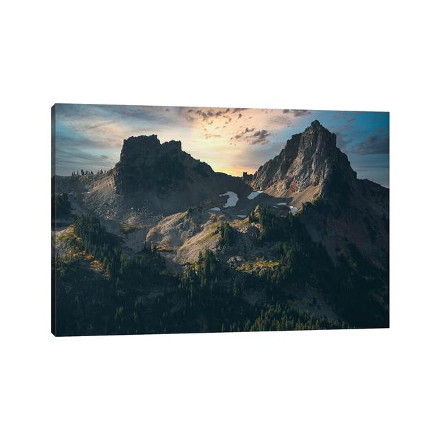 Steven''s Canyon Mountain Range by Louis Ruth - Wrapped Canvas Print Alpen Home Size: 20.32cm H x 30.48cm W x 1.91cm D on Productcaster.