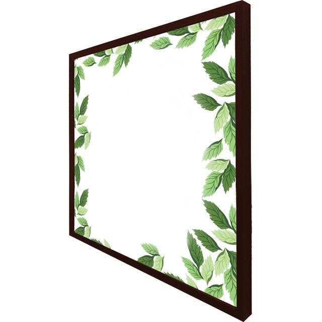 Crutcher Green Border - Single Picture Frame Print ClassicLiving Size: 51cm H x 51cm W x 4cm D, Format: Brown Framed on Productcaster.