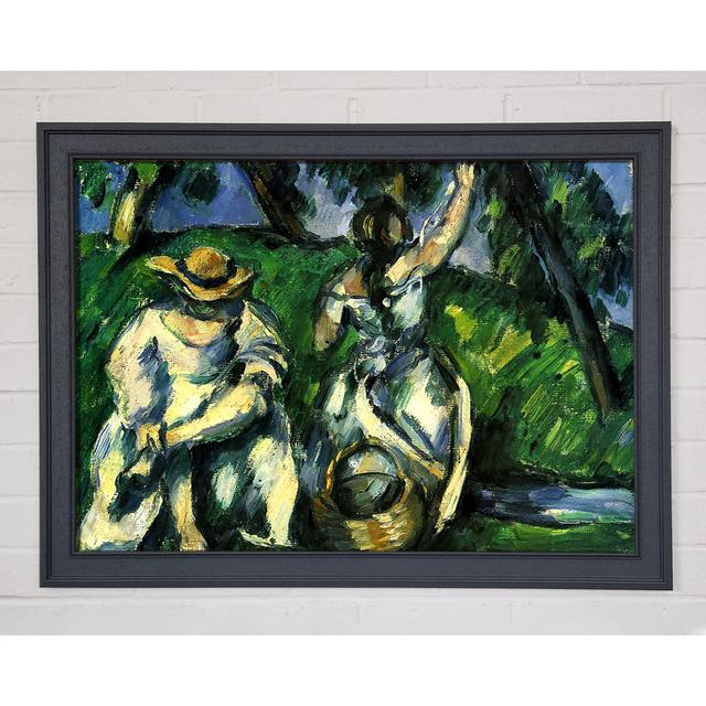 Cezanne Figures Framed Print Rosalind Wheeler Size: 29.7cm H x 42cm W x 1.5cm D on Productcaster.