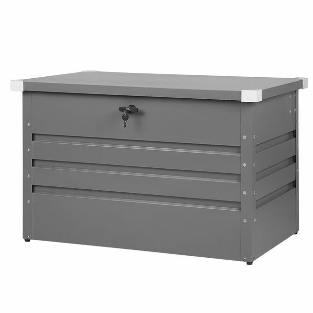 WFX Utility Cebrosa 100cm W 300L Water Resistant Metal Lockable Deck Box in Grey WFX Utility on Productcaster.