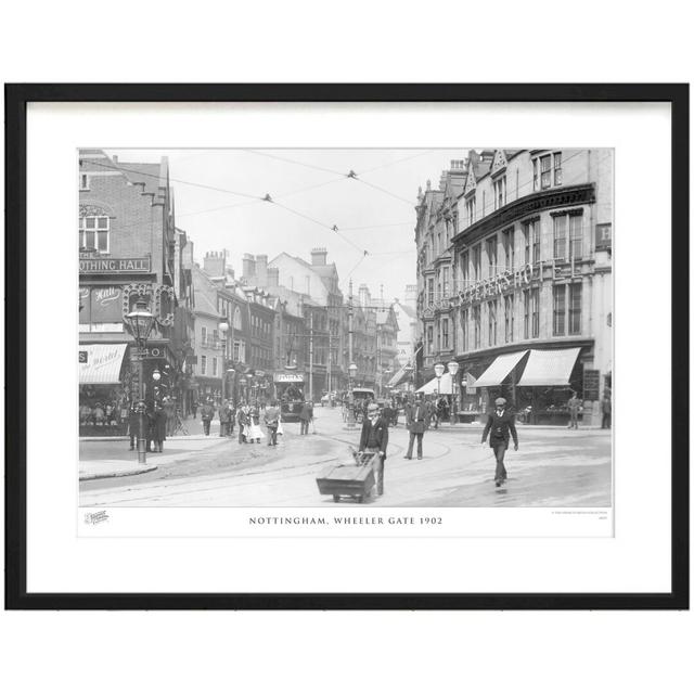 Nottingham, Wheeler Gate 1902 - Single Picture Frame Print The Francis Frith Collection Size: 40cm H x 50cm W x 2.3cm D on Productcaster.