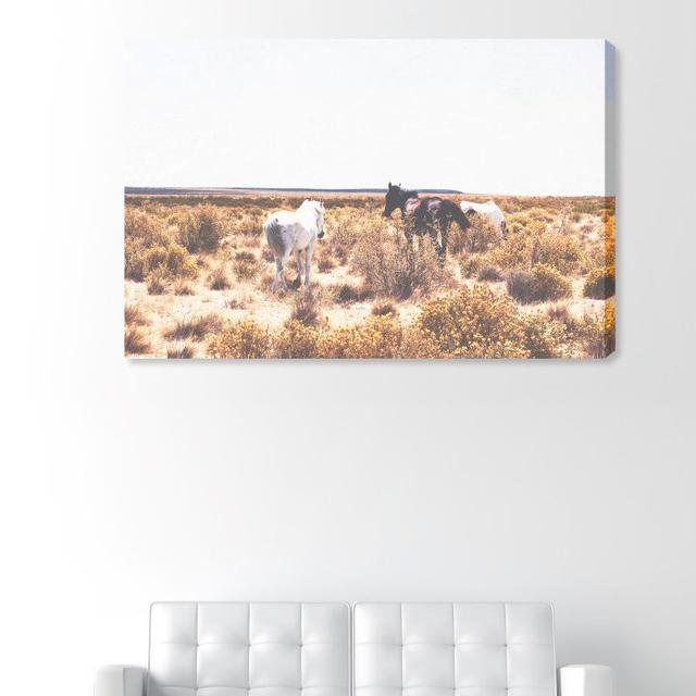 'Southwest Horses' Photographic Print on Canvas Oliver Gal Size: 61cm H x 91cm W x 3.8cm D on Productcaster.