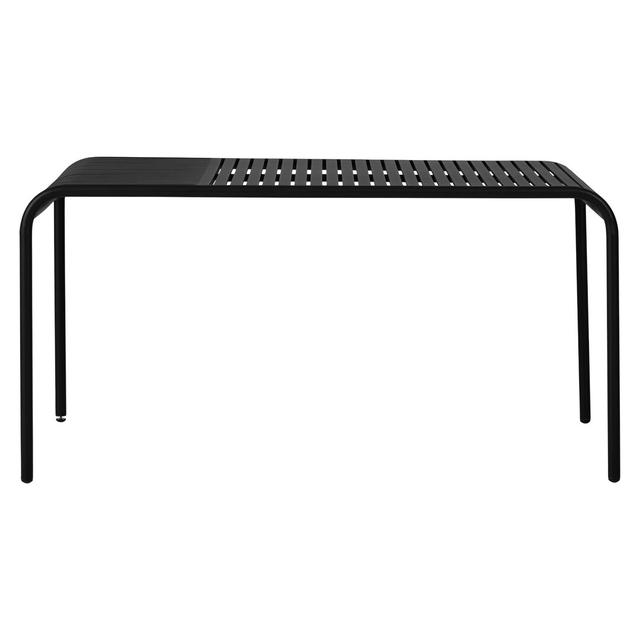 Gianalberto Garden Aluminum Dining Table 17 Stories Colour: Black on Productcaster.